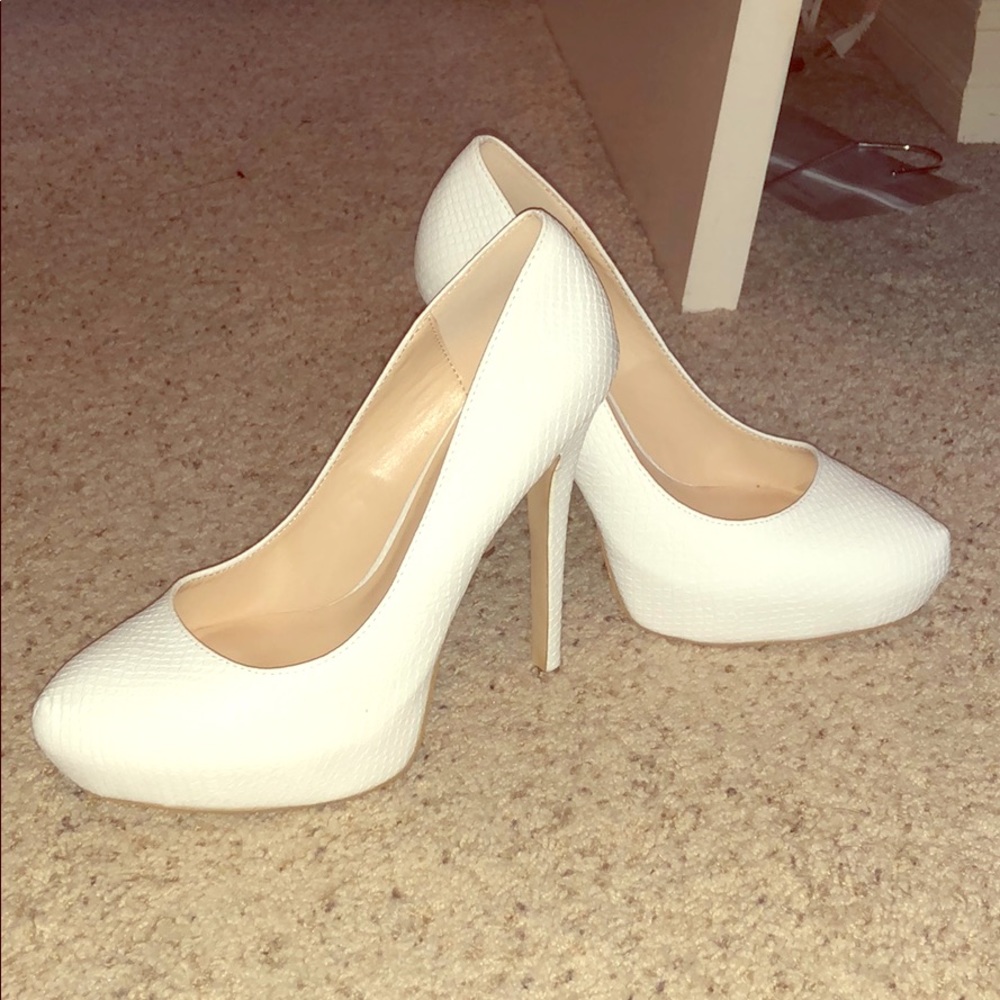 NEW White High Heels